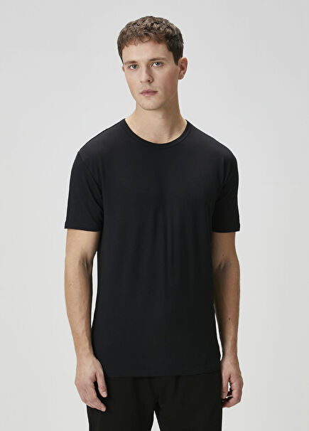 3lü Siyah T-shirt Seti