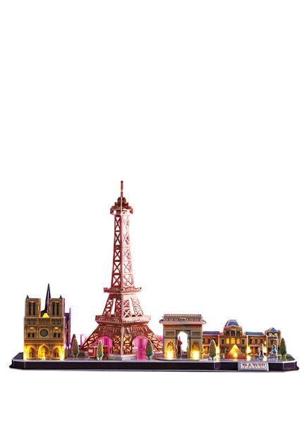 Paris LED Lit 3D Puzzle 115 Pieces