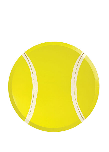 Tenis Temalı 8'li Kağıt Parti Tabağı