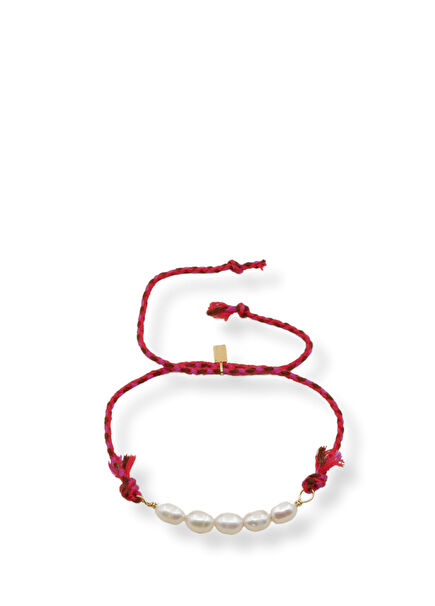 Perla Pearl Red Women's Bracelet