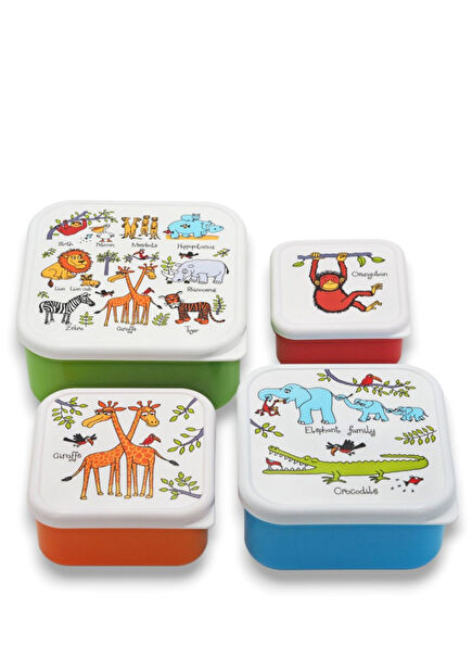 Junglw 4-Pack Nutrition Snack Box