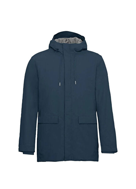 Coreway Blue Hooded Men's Parka