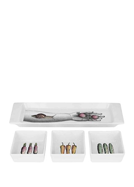 Mano Porcelain Plate Set