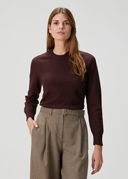 Kahverengi Yün Triko