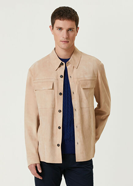 Light Brown Suede Coat