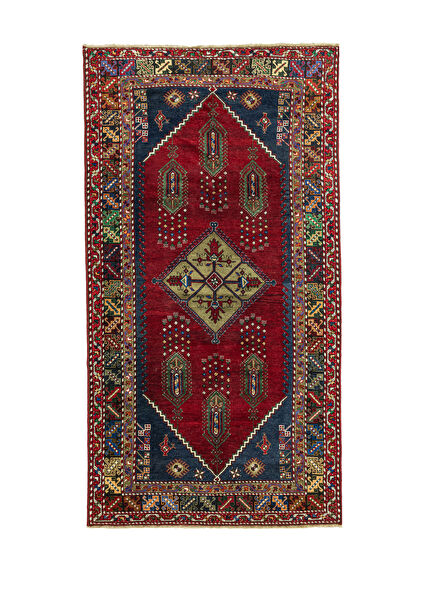 Saner Handwoven Red Dazkırı Carpet 167 x 314 cm