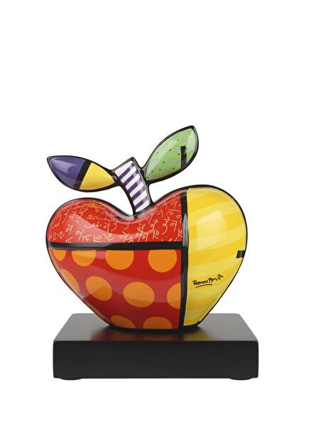 Big Apple Çok Renkli Porselen Obje