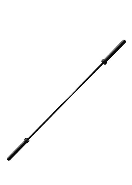 8 Rulmanlı İçi Dolu Düz Krom Siyah Ağırlık Halter Antrenman Barı 220 cm