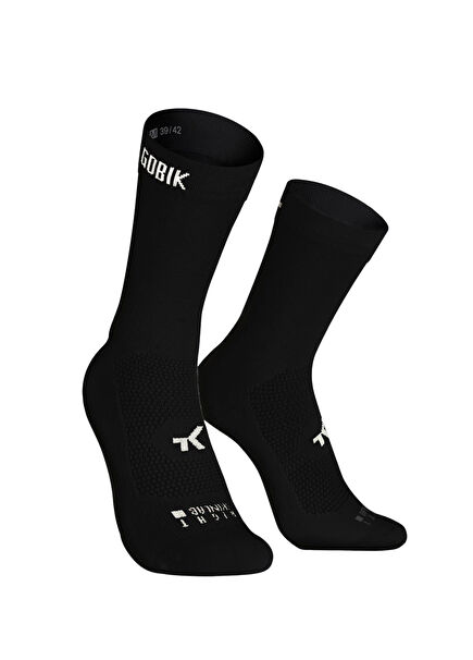 İcon Siyah Unisex Bisiklet Çorabı