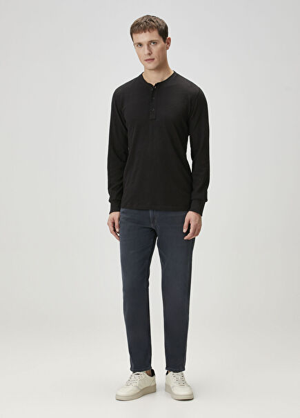 Minna Slim Fit Siyah Lacivert Jean Pantolon