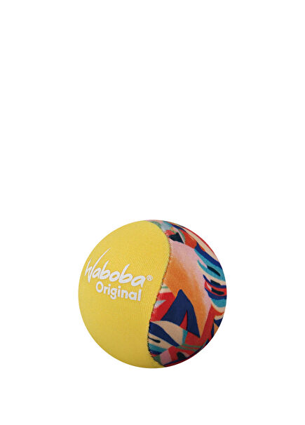 Ball bouncing in yellow water