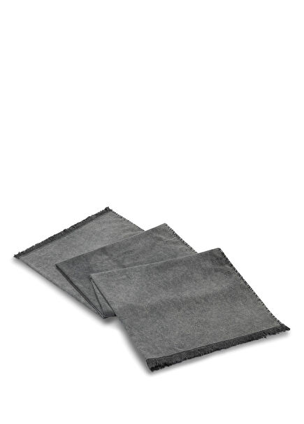 Loft Stone Washed Charcoal Cotton Beach Towel 100 x 180 cm