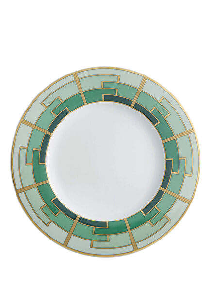 Emerald Green Porcelain Breakfast Plate