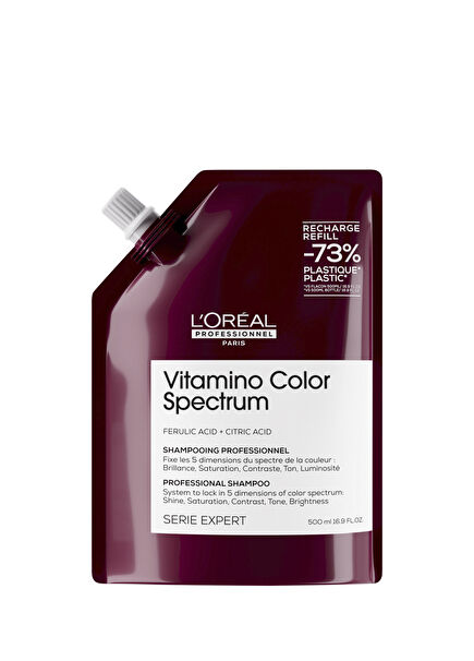 Paris Serie Expert Vitamino Color Spectrum Boyalı Saçlar İçin Solma Karşıtı Şampuan Refill 500 ml
