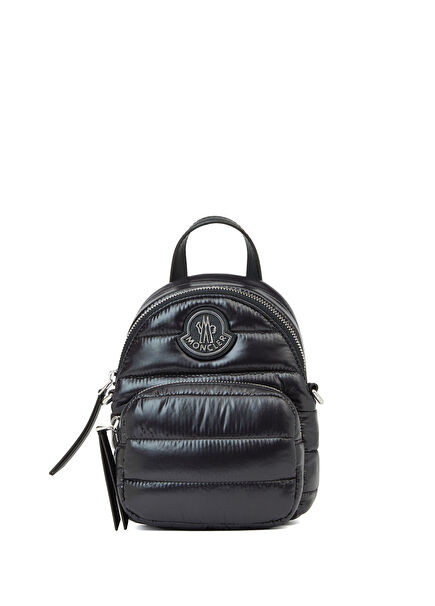 Siyah Kadın Puff Sırt Çantası