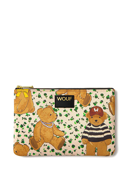 Cute Renkli Desenli Kadın El Çantası