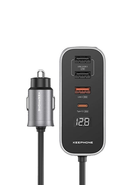 CC14 RevAmp PD Dark Grey Fast Car Charger