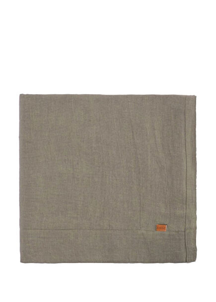 Linen Haki Keten Masa Örtüsü 150 x 320 cm