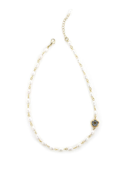 Holly Gold Plated Pearl Women's Necklace