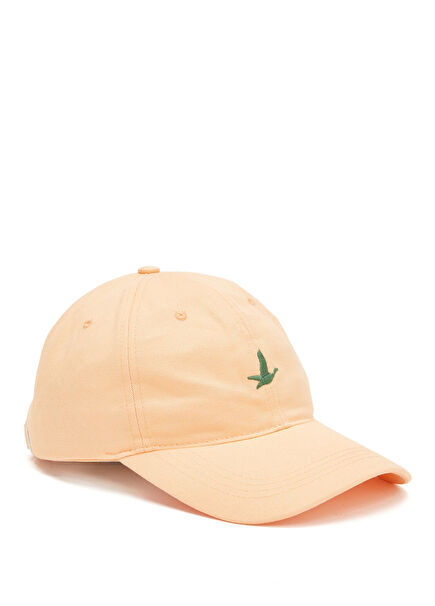 Orange Logo Embroidery Men's Gabardine Hat