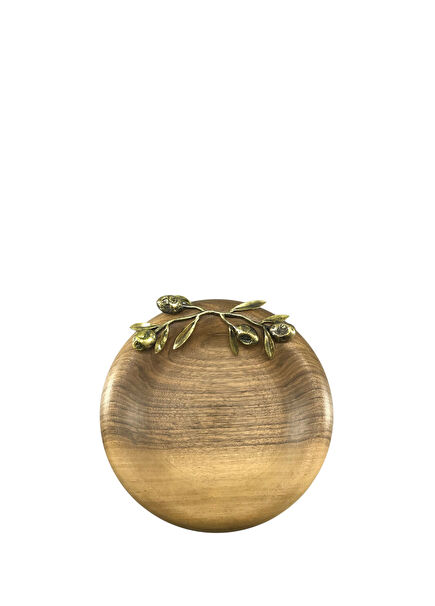 Zeytin Ağacı Ahşap Servis Tabağı