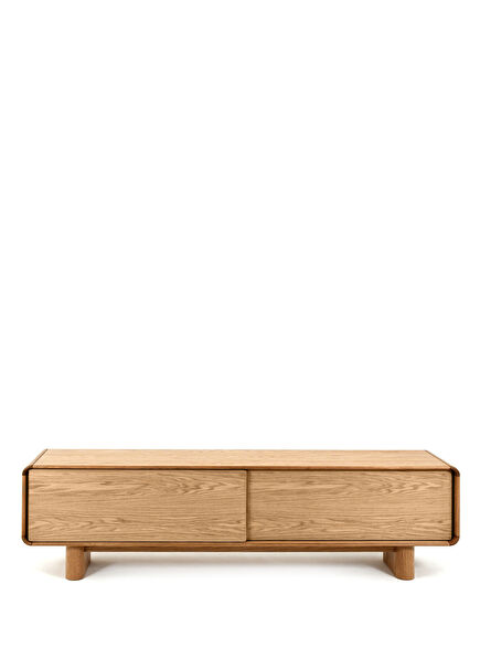 Watkins Natural Oak Wood TV Unit