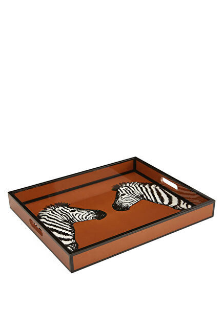 Zebra Print Ceramic Tray