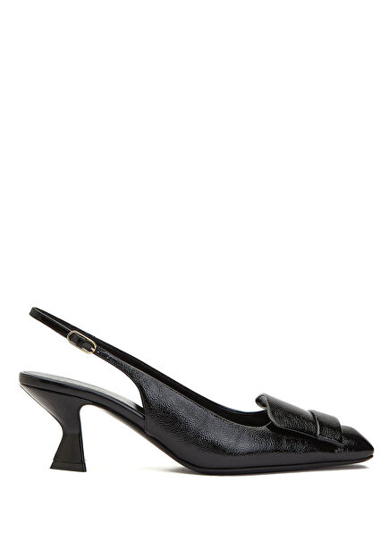 Black Leather Heels
