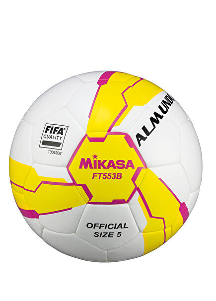 FT553B-YP W/Fifa No:5 Synthetic Leather Hybrid Soccer Ball