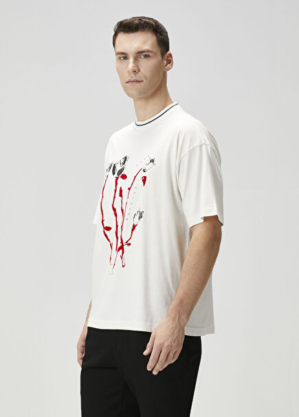 X Martin Rose White T-Shirt