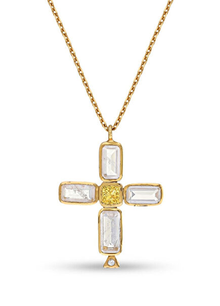 The Vatican Cross Kadın Gümüş Kolye