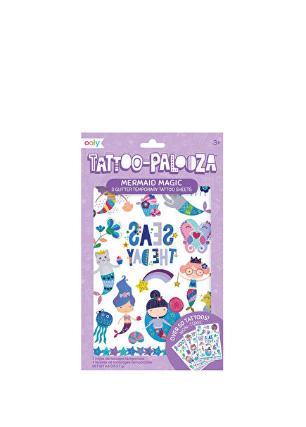 Mermaid Magic Tattoo Palooza Temporary Tattoo Set