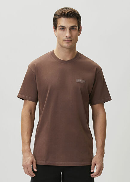 Brown Logo Patch T-shirt