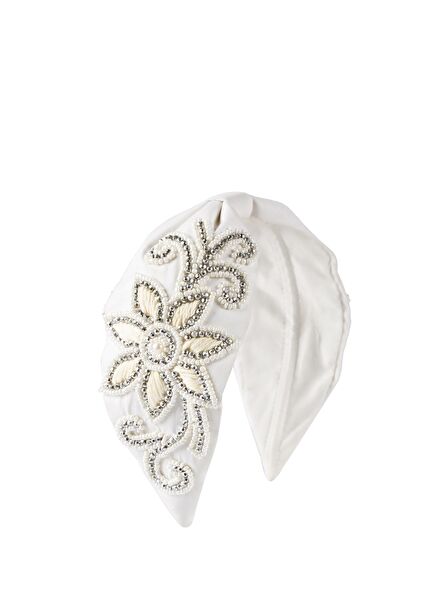 Ivory Beaded Women's Tiara