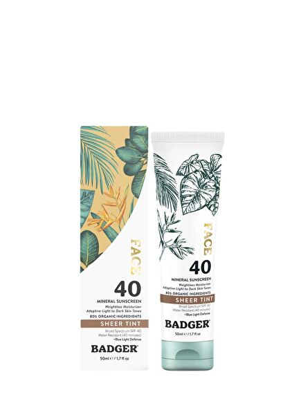 Tınted Sunscreen Cream SPF40 Renkli Yüz Güneş Kremi 50 ml