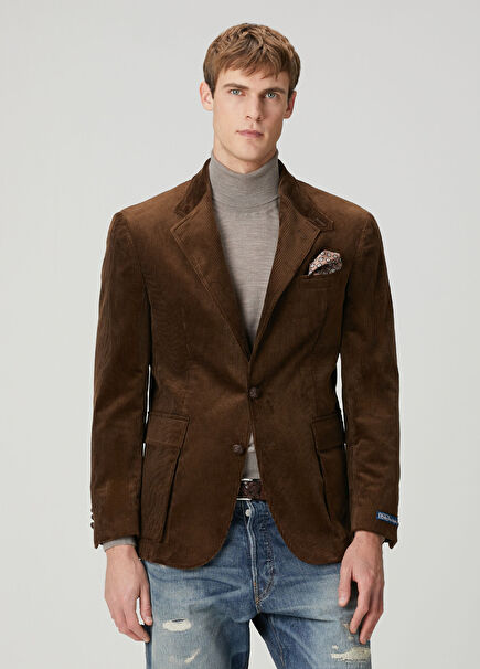 Kahverengi Kadife Ceket