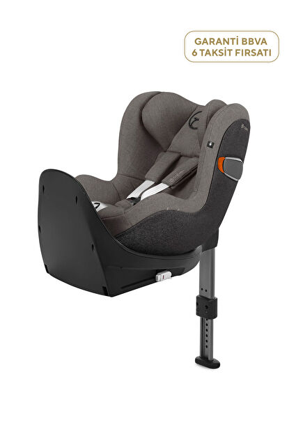 Sirona Zi isize Plus 360° Dönebilen Adaclı İsofixli 0-18 Kg Soho Grey Bebek Oto Koltuğu