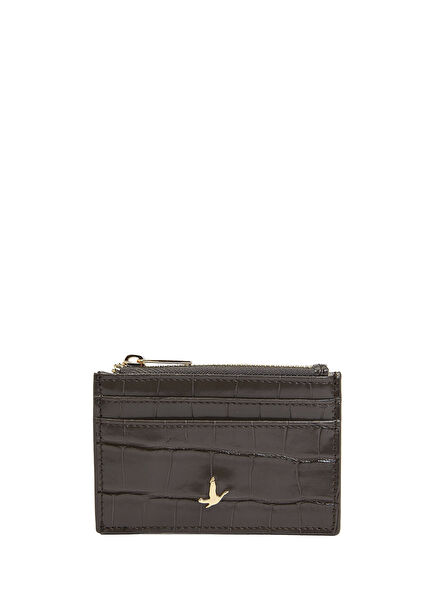 Kahverengi Kadın Deri Kartlık