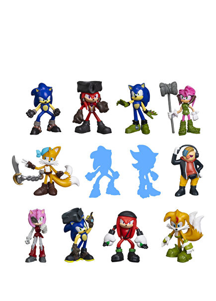Sonic Prime Seri 2 12'li Deluxe Karakter Figür Oyuncak Seti