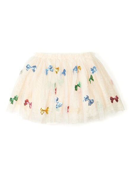 Multicolored Girls Tulle Skirt