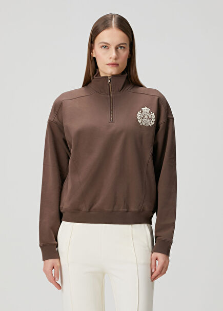 NY Kahverengi Sweatshirt