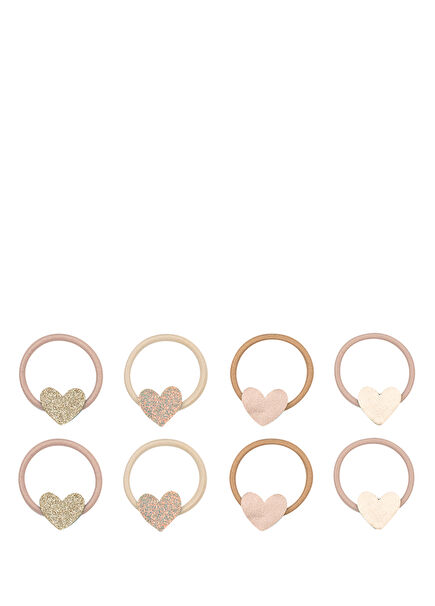 Heart Mini 6-Piece Girls' Rubber Buckle Set