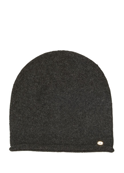 Antrasit Kadın Kaşmir Bere