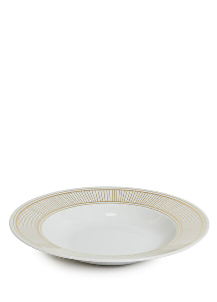 Osiris White Gold Porcelain Plate