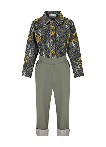 Bobster Antrasit Erkek Çocuk Pantolon Gömlek Takım