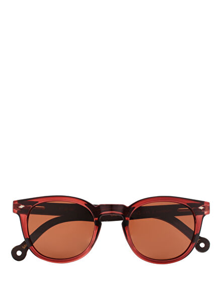 Cala Brown Bamboo Unisex Sunglasses