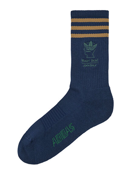Brain Dead Navy Blue Men's Socks