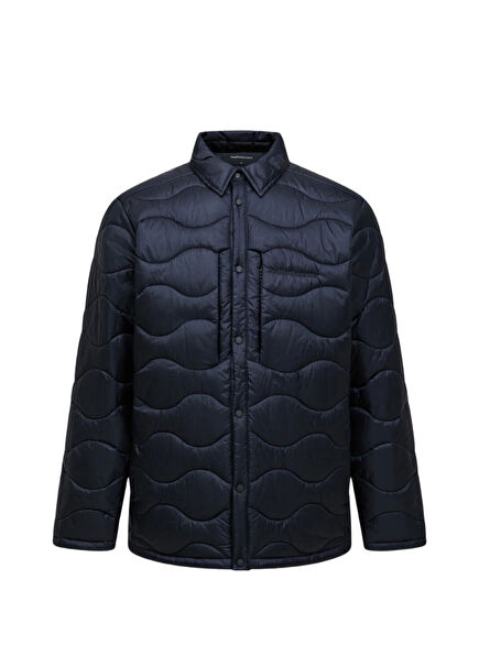 Helium Synthetic Overshirt Siyah Erkek Outdoor Spor Ceket