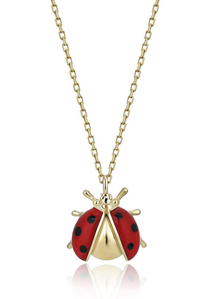 Ladybug 14 Karat Women's Gold Necklace
