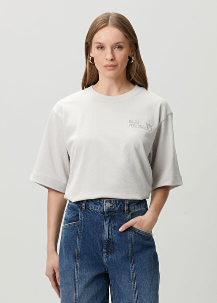 Jiana Grey Logo T-Shirt